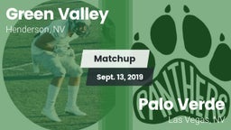 Matchup: Green Valley High vs. Palo Verde  2019