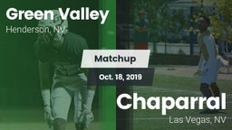 Matchup: Green Valley High vs. Chaparral  2019