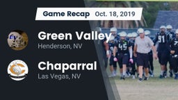 Recap: Green Valley  vs. Chaparral  2019