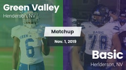 Matchup: Green Valley High vs. Basic  2019