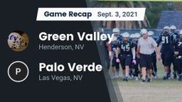 Recap: Green Valley  vs. Palo Verde  2021