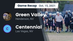Recap: Green Valley  vs. Centennial  2021