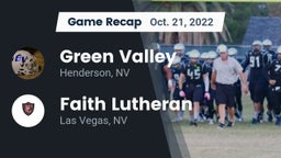 Recap: Green Valley  vs. Faith Lutheran  2022
