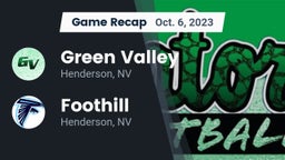 Recap: Green Valley  vs. Foothill  2023
