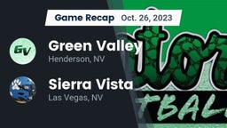 Recap: Green Valley  vs. Sierra Vista  2023