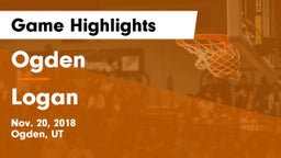 Ogden  vs Logan  Game Highlights - Nov. 20, 2018