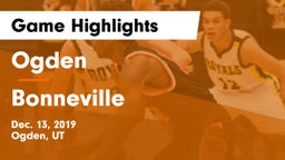 Ogden  vs Bonneville  Game Highlights - Dec. 13, 2019