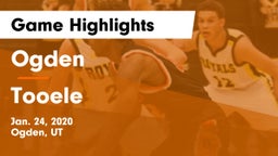 Ogden  vs Tooele  Game Highlights - Jan. 24, 2020