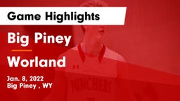 Big Piney  vs Worland Game Highlights - Jan. 8, 2022