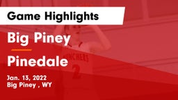 Big Piney  vs Pinedale Game Highlights - Jan. 13, 2022