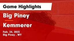 Big Piney  vs Kemmerer  Game Highlights - Feb. 24, 2023