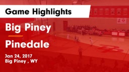 Big Piney  vs Pinedale  Game Highlights - Jan 24, 2017