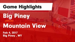 Big Piney  vs Mountain View  Game Highlights - Feb 4, 2017