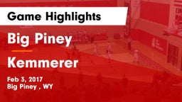 Big Piney  vs Kemmerer  Game Highlights - Feb 3, 2017