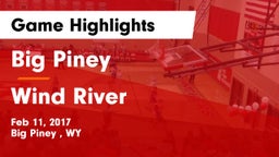 Big Piney  vs Wind River  Game Highlights - Feb 11, 2017