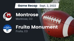 Recap: Montrose  vs. Fruita Monument  2022