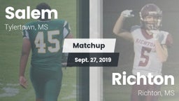 Matchup: Salem  vs. Richton  2019
