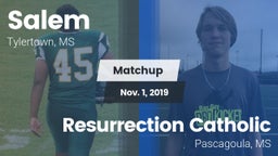 Matchup: Salem  vs. Resurrection Catholic  2019