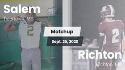 Matchup: Salem  vs. Richton  2020