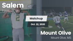 Matchup: Salem  vs. Mount Olive  2020