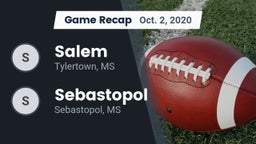 Recap: Salem  vs. Sebastopol  2020