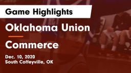 Oklahoma Union  vs Commerce Game Highlights - Dec. 10, 2020