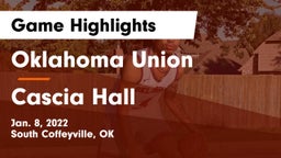 Oklahoma Union  vs Cascia Hall  Game Highlights - Jan. 8, 2022