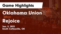 Oklahoma Union  vs Rejoice Game Highlights - Jan. 5, 2023
