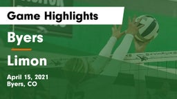 Byers  vs Limon Game Highlights - April 15, 2021