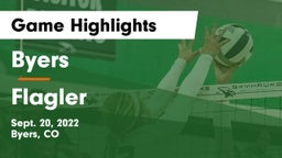 Byers  vs Flagler Game Highlights - Sept. 20, 2022