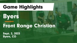 Byers  vs Front Range Christian Game Highlights - Sept. 2, 2023
