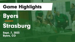 Byers  vs Strasburg  Game Highlights - Sept. 7, 2023