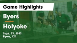 Byers  vs Holyoke Game Highlights - Sept. 23, 2023