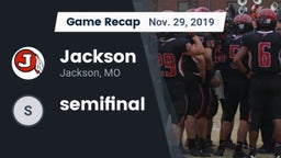 Recap: Jackson  vs. semifinal 2019