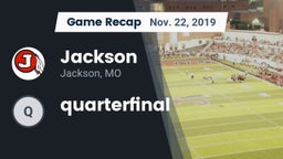Recap: Jackson  vs. quarterfinal 2019