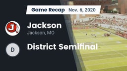 Recap: Jackson  vs. District Semifinal 2020