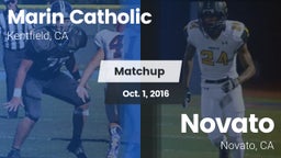 Matchup: Marin Catholic High vs. Novato  2016