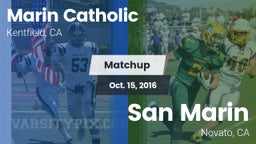 Matchup: Marin Catholic High vs. San Marin  2016