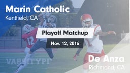 Matchup: Marin Catholic High vs. De Anza  2016