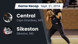Recap: Central  vs. Sikeston  2018