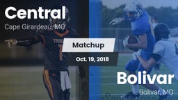 Matchup: Central  vs. Bolivar  2018