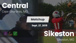 Matchup: Central  vs. Sikeston  2019