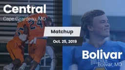 Matchup: Central  vs. Bolivar  2019