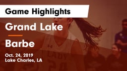 Grand Lake  vs Barbe Game Highlights - Oct. 24, 2019