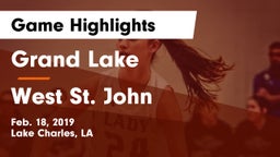 Grand Lake  vs West St. John  Game Highlights - Feb. 18, 2019