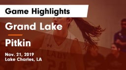 Grand Lake  vs Pitkin  Game Highlights - Nov. 21, 2019