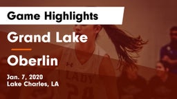 Grand Lake  vs Oberlin  Game Highlights - Jan. 7, 2020
