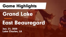 Grand Lake  vs East Beauregard  Game Highlights - Jan. 21, 2020