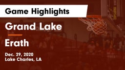 Grand Lake  vs Erath Game Highlights - Dec. 29, 2020