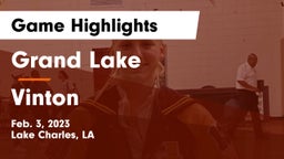Grand Lake  vs Vinton  Game Highlights - Feb. 3, 2023